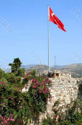 Flag on Castle of Saint Peter.