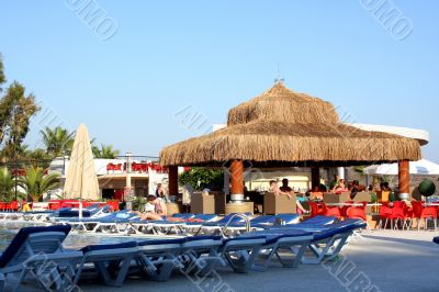 Restaurant on a beach