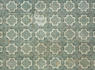 background of old ceramic tiles