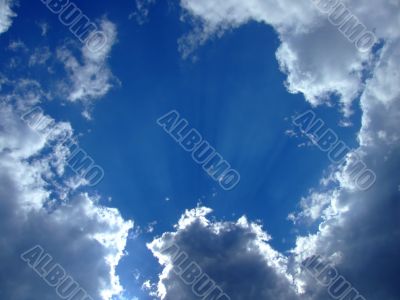 sky background. sky and clouds background.