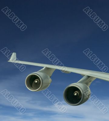 in flight