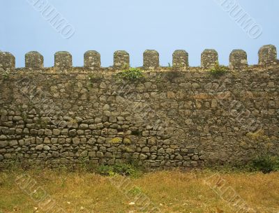 old castle wall