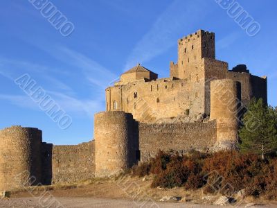 Loarre Castle in the morning light