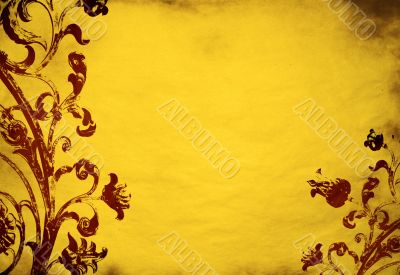 floral grunge background