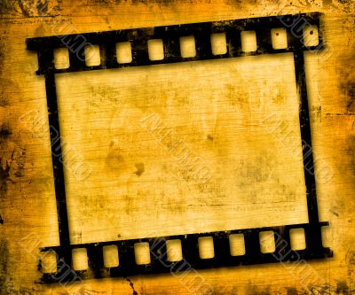 grunge film frame