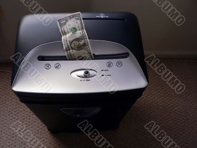 dollar bill shredding 3