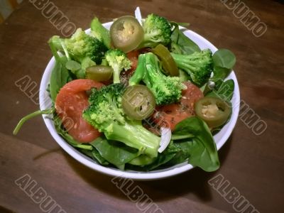 salad in a bowl