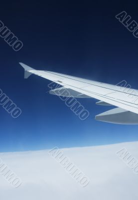 in flight