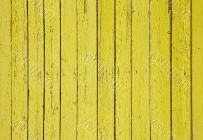 old yellow wooden wall