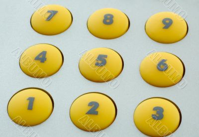 yellow buttons