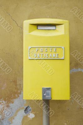 mailbox in vatican city