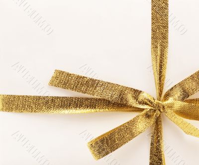 golden gift ribbon