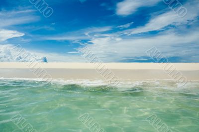 background of sea and sky