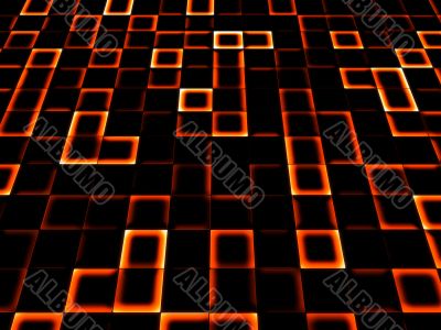 neon tile background