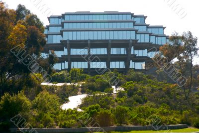 building in the middle of the forest
