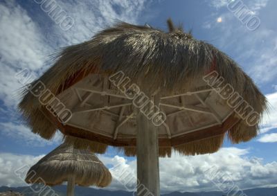 beach umbrellas