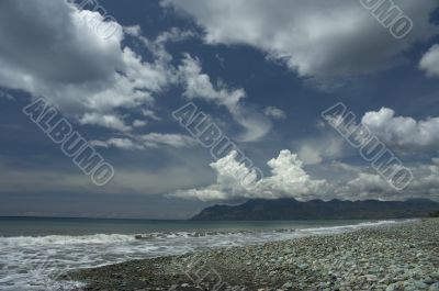 blue stone beach