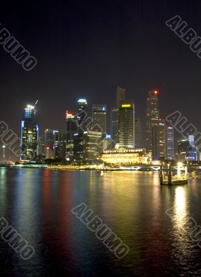 Singapore at night