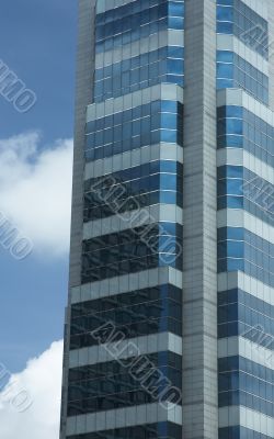 blue skyscraper