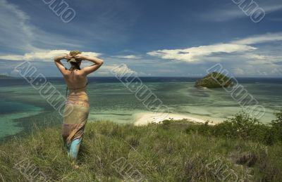 girl and the sea