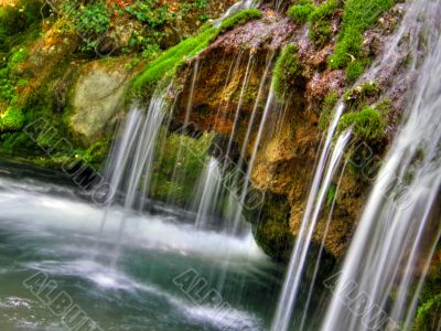 Waterfalls. Crimea.