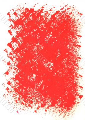 red background