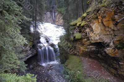 Johnson Canyon Waterfall