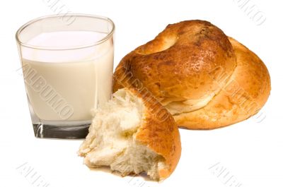 Milk and bun