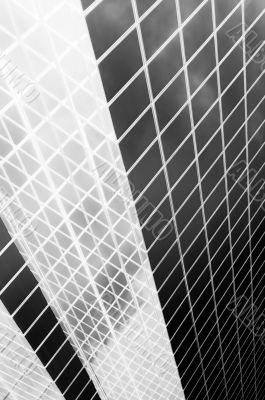 black and white abstract