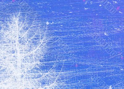 blue winter background