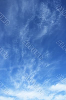 deep blue sky