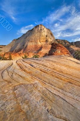 Triangular small mountain