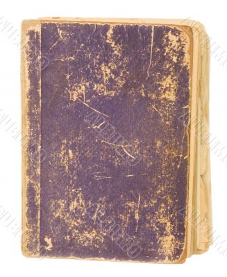 blank cover of old book