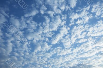 blue cloudy sky