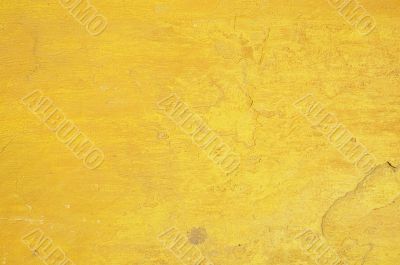 yellow wall texture - perfect grunge background with space for t