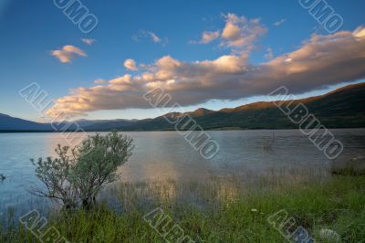Cloudy sunset