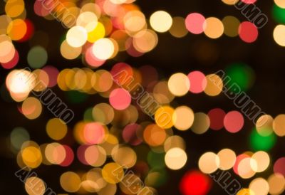 christmas bokeh