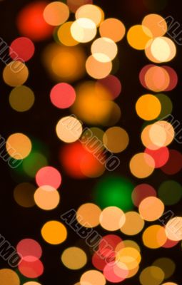 christmas bokeh