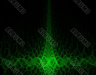 oscillograph background