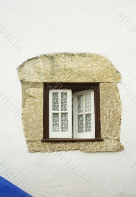 window of old house