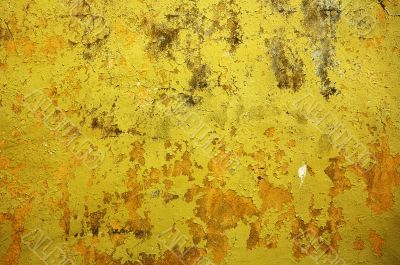 yellow wall - perfect grunge background