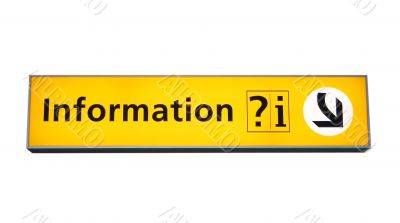 information sign