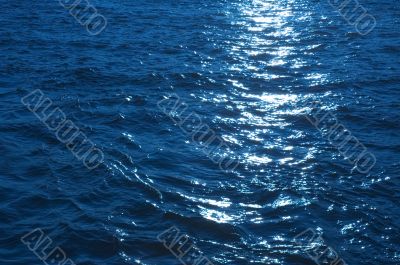 blue wavelets
