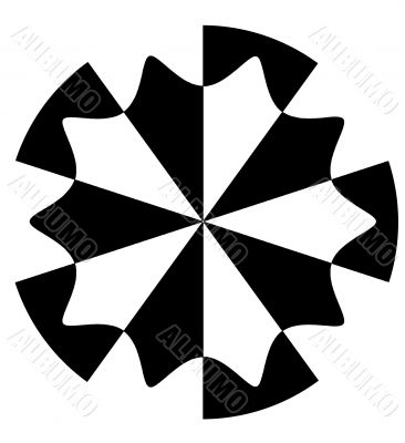 black white abstract