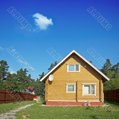wooden house