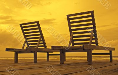 beach chairs