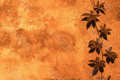 yellow floral background