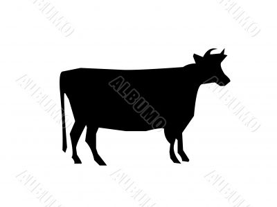 cow silhouette