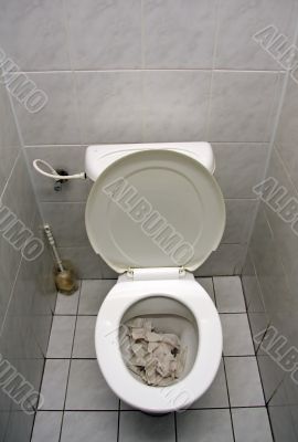 full toilet