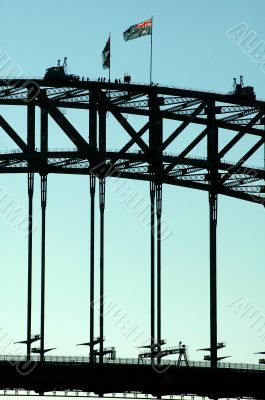 walking harbour bridge